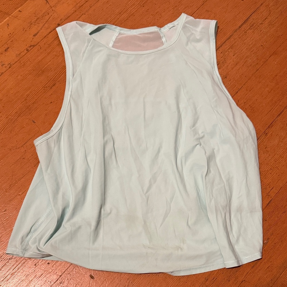 lululemon athletica Sky Blue Muscle Tee